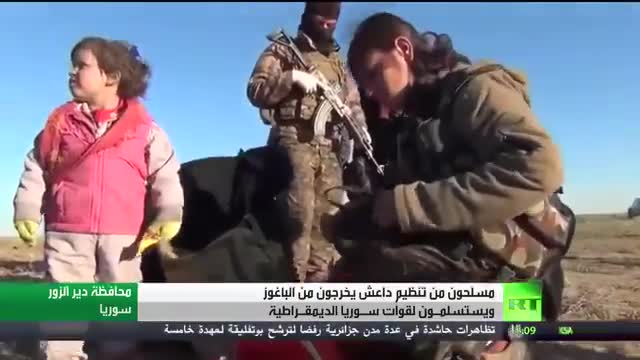 İŞİD terrorçularının təslim olan ailə üzvlərinin üzərindən silah aşkarlandı