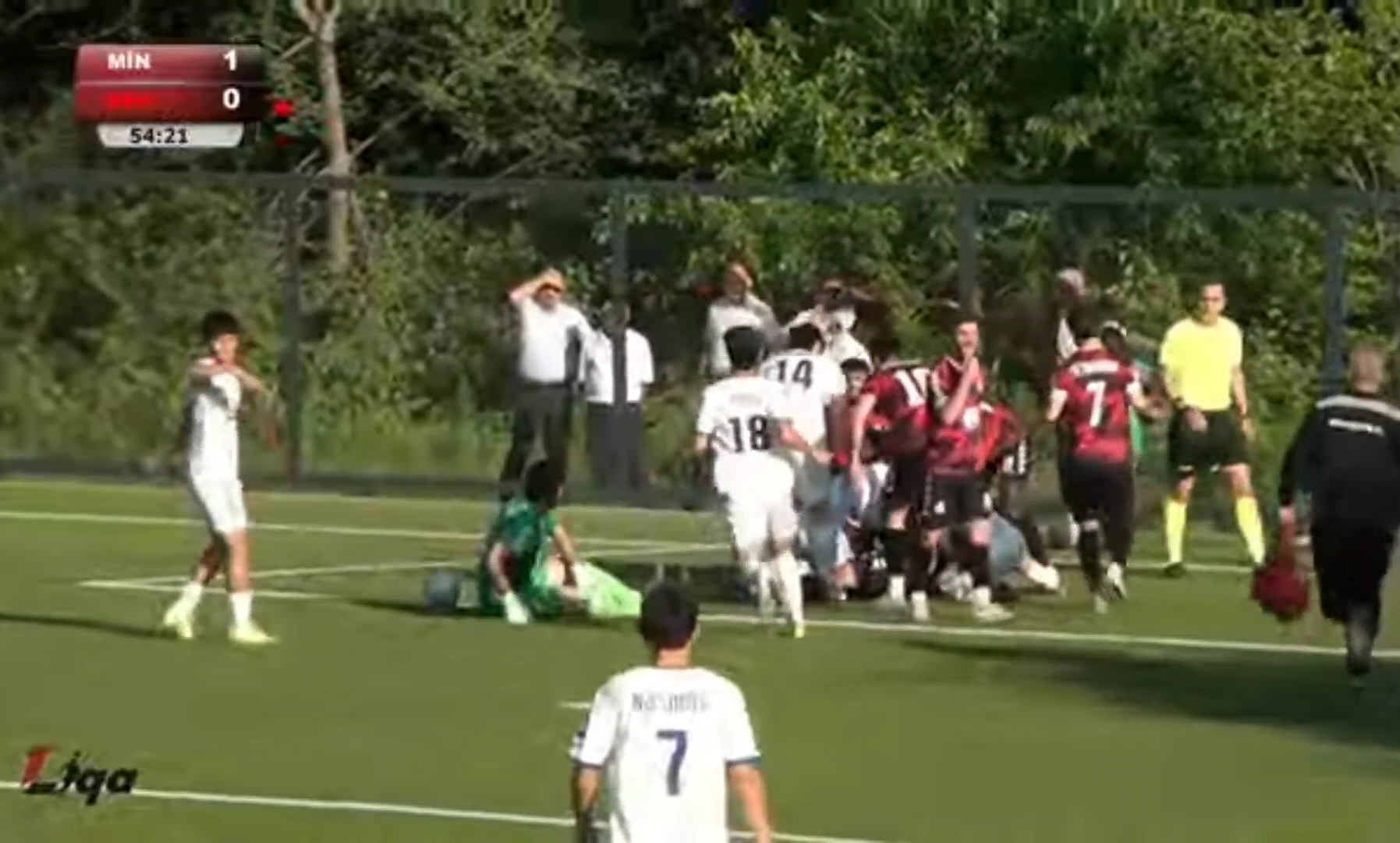Azərbaycanlı futbolçunun matç zamanı