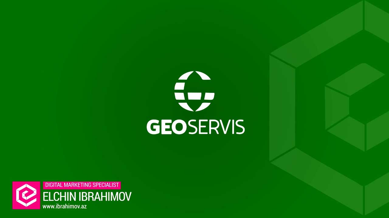 GeoServis şirkəti üçün müasir stildə logo hazırlanması