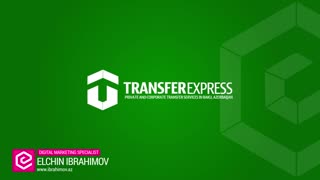 TransferExpress şirkəti üçün logo və korporativ üslüb hazırlanması
