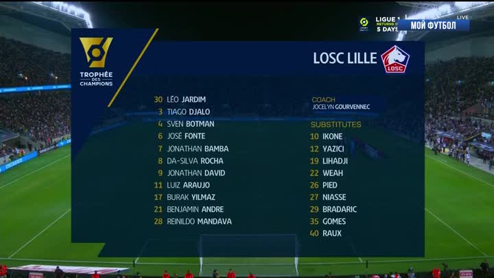 France Supercup: Lille vs PSG - HIGHLIGHTS