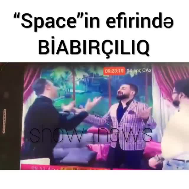 Space tv-nin efirində rəzillik (18+)