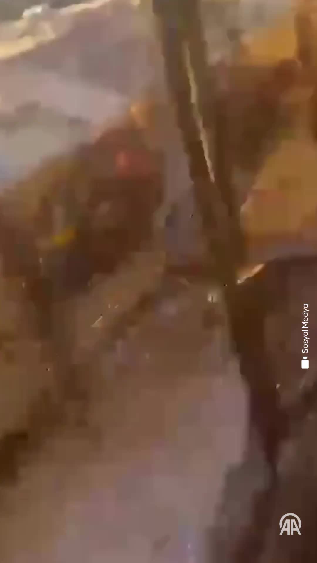 fişəng zavodunda partlayış anı