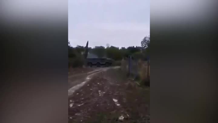 Ermənilərin ballistik raketindən istifadəsinin sübutu
