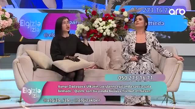 Elgizin efirində aparıcı ilə müğənni arasında dava