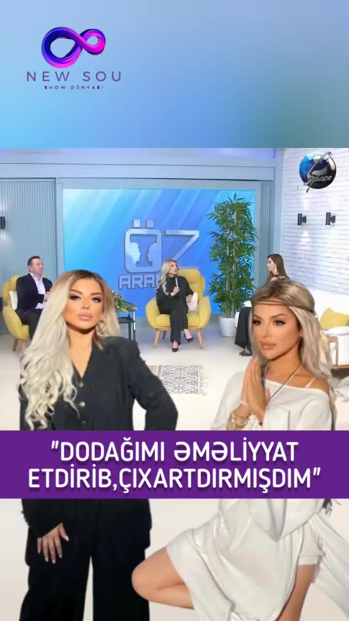 "Dodağımı əməliyyat etdirib çıxartdırmışdım"