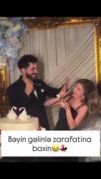 Bəylə gəlinin zarafatı maraq yaratdı