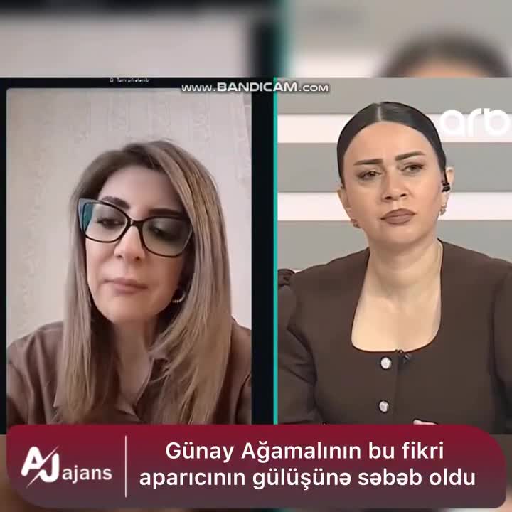Günay Ağamalının bu fikri aparıcının gülüşünə səbəb oldu