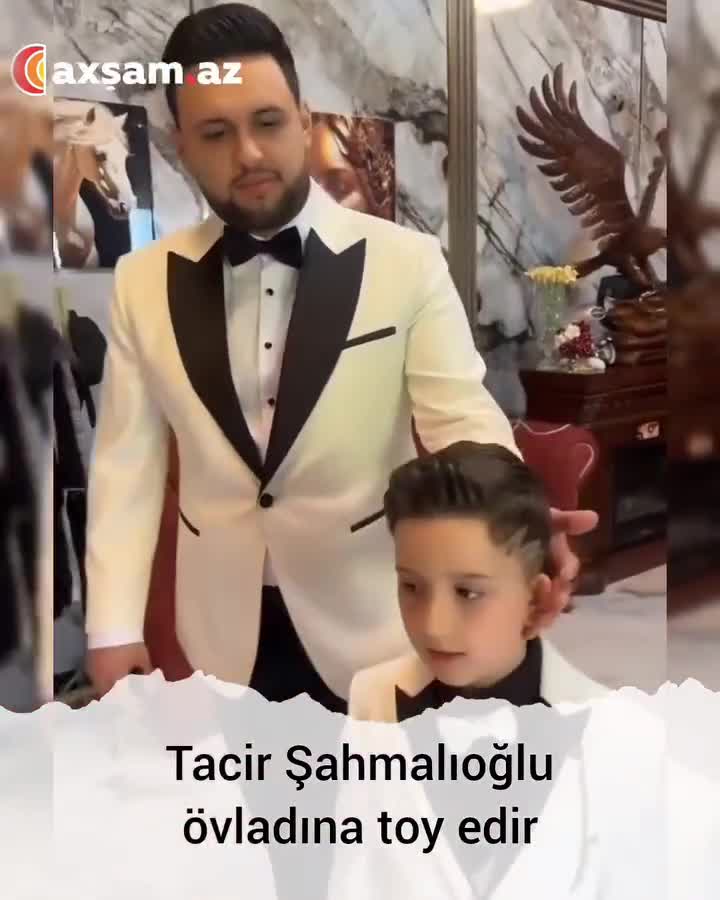 Tacir Şahmalıoğlu övladına toy edir 