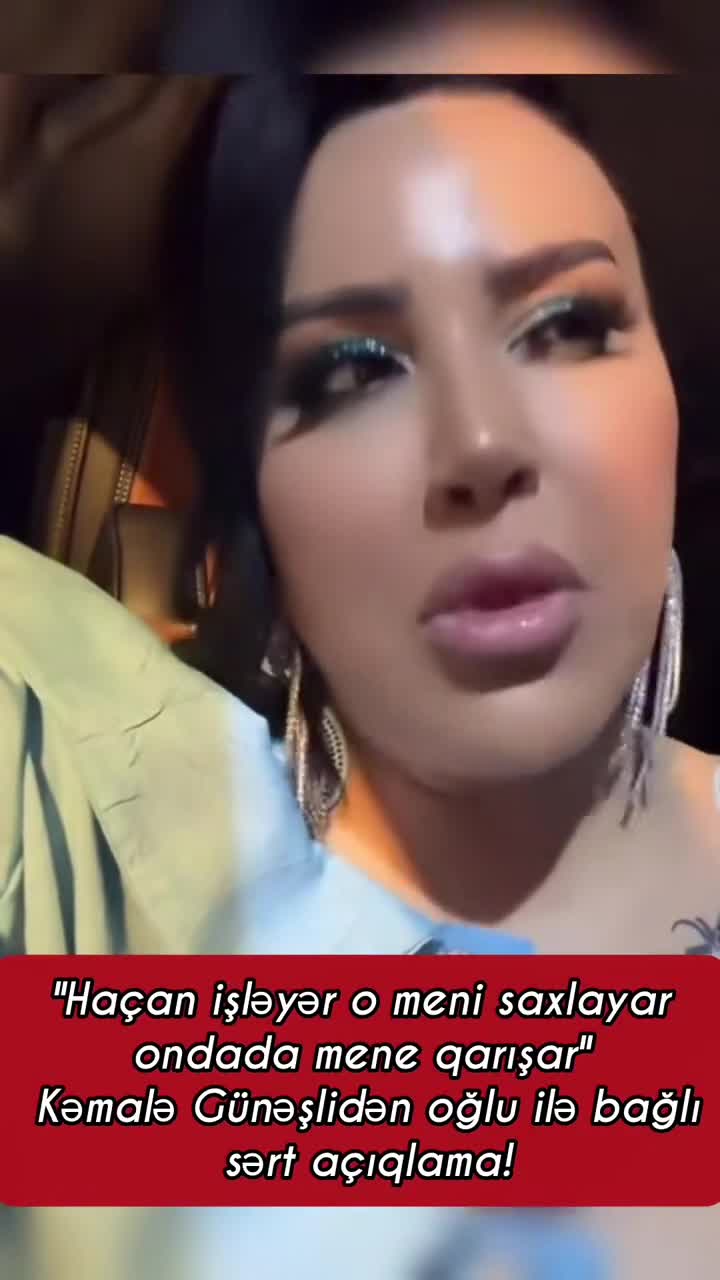 Kəmalə Günəşli oğlu ilə bağlı verilən sualları cavablandırıb
