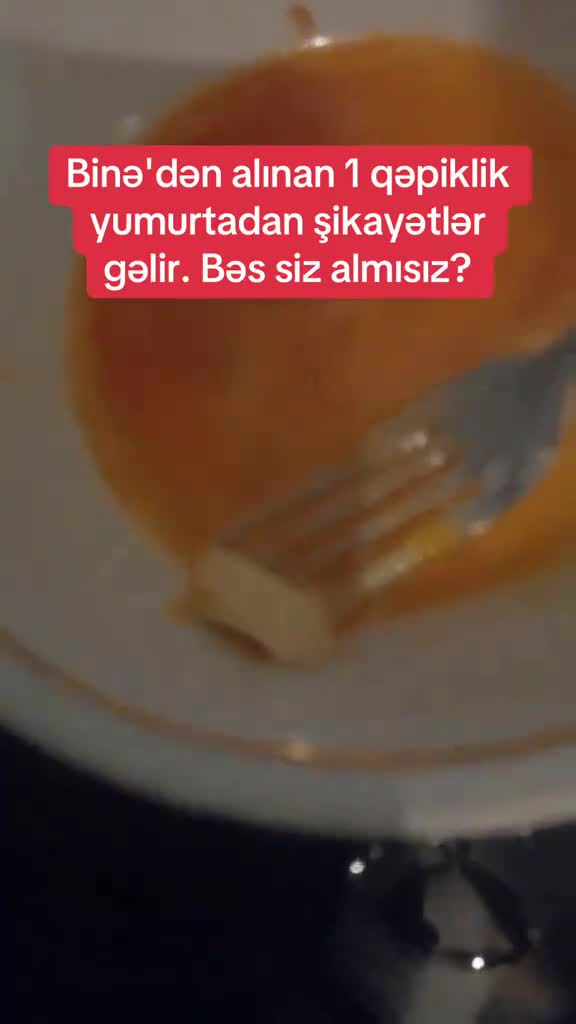 1 qəpiklik yumurtanın içindən görün nə çıxdı 