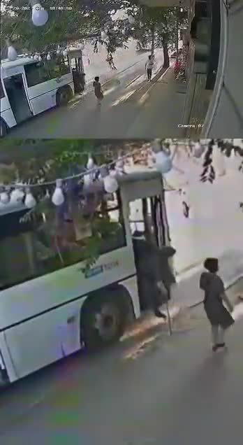 Bakıda avtobus 75 yaşlı qadının üstündən keçdi 