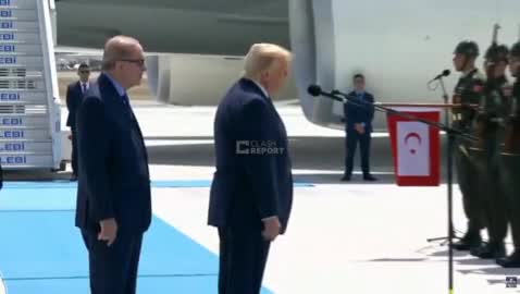Tramp əsgərləri türk dilində salamladı 