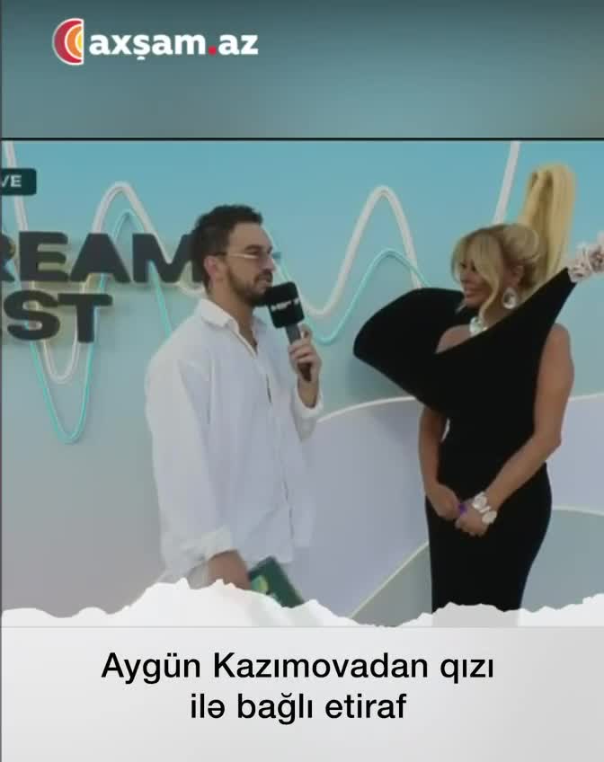 Aygün Kazımovadan qızı ilə bağlı etiraf 