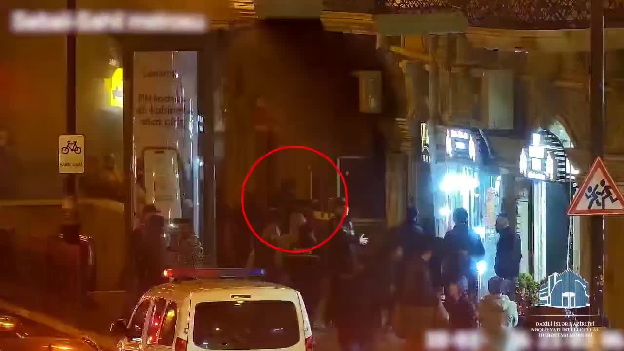 Bakının mərkəzində yanğın