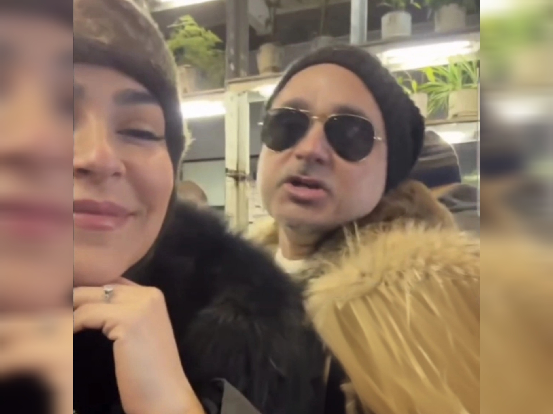 Xalq artisti xanımına əsəbiləşdi