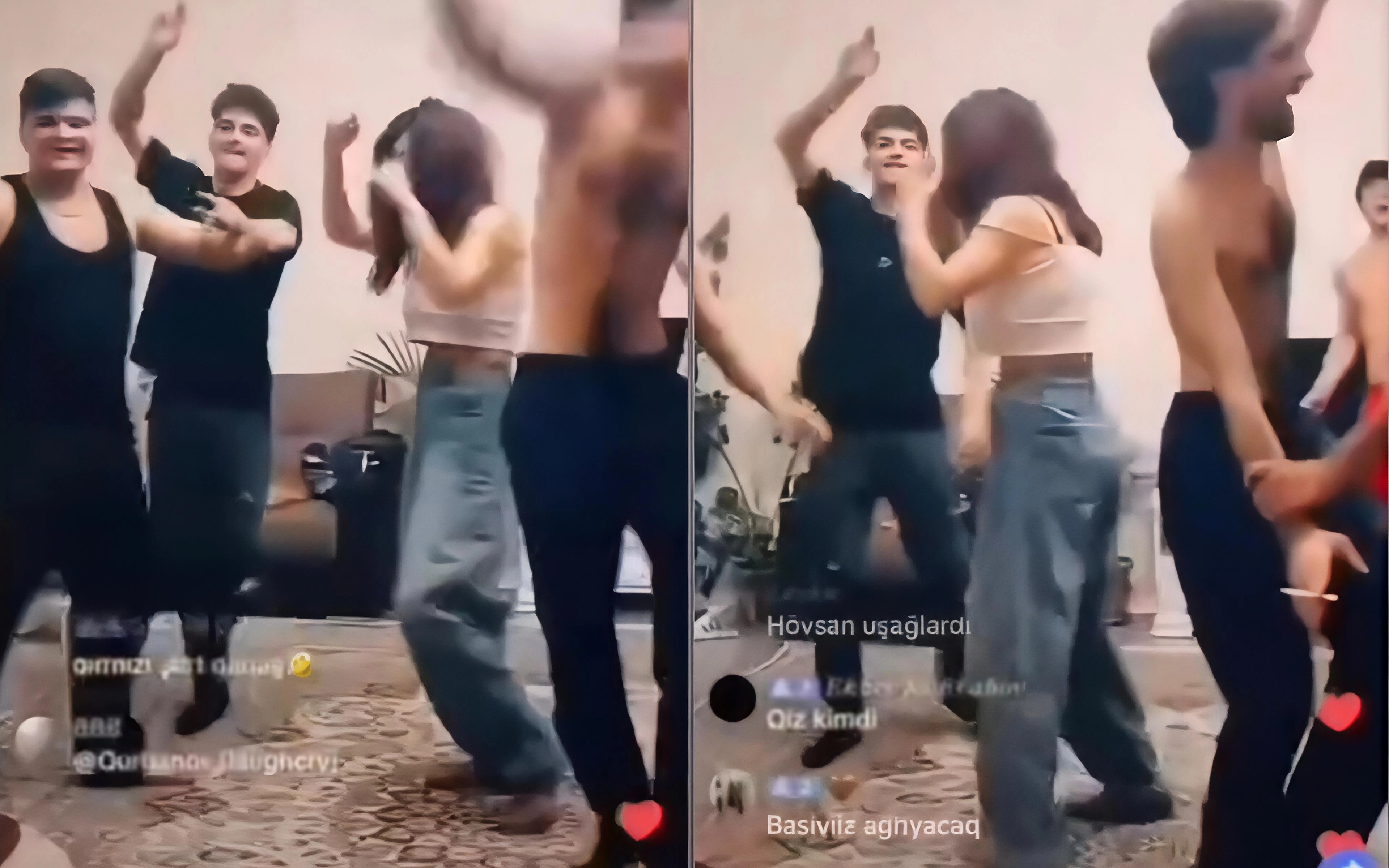 İçkili gənclərin VİDEOsu mübahisə yaratdı