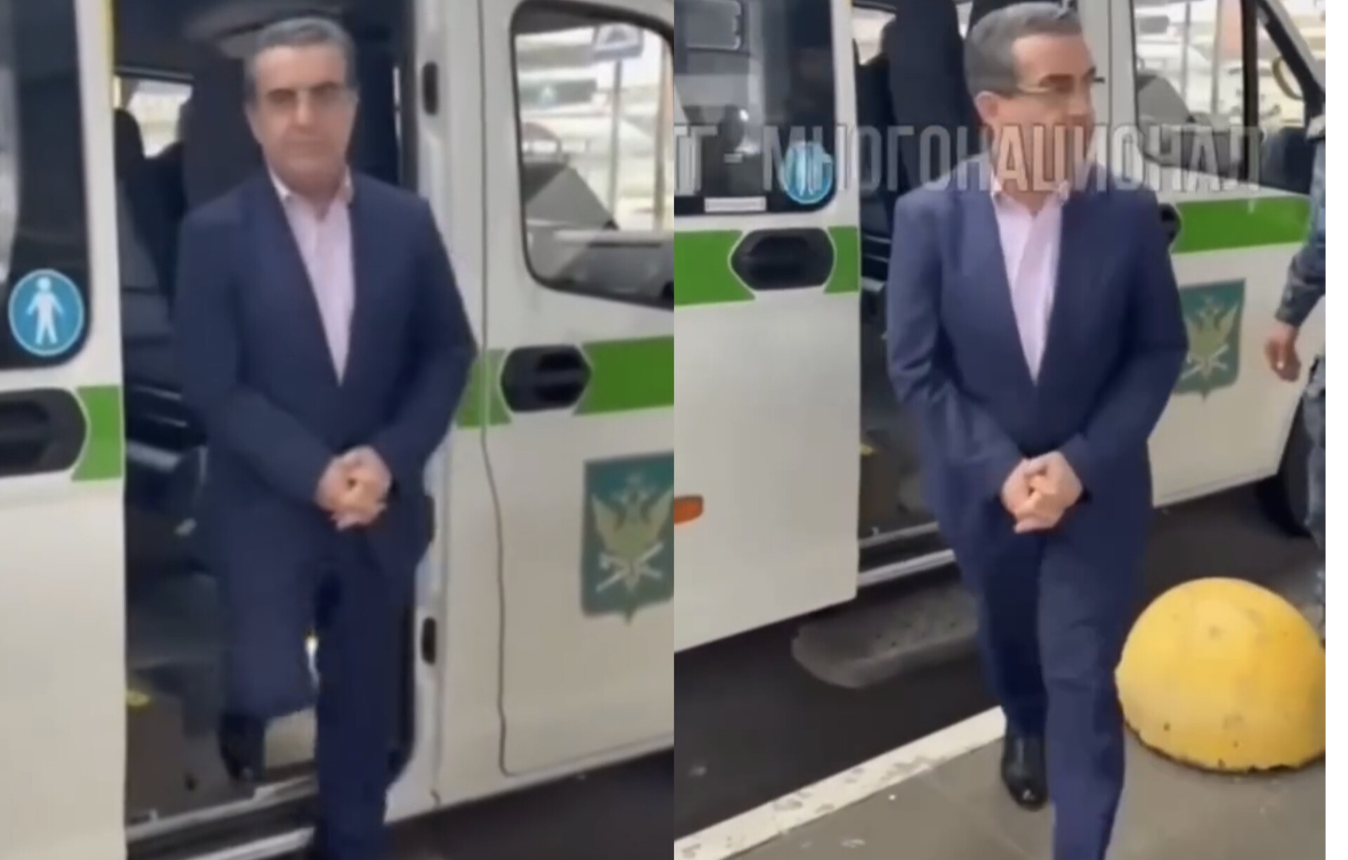 Bəxtiyar Həsənovun deportasiya görüntüləri