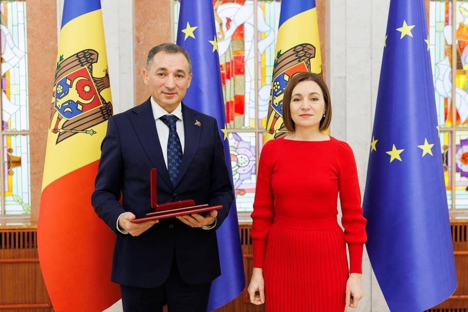 Moldova Prezidenti Qüdsi Osmanovu qəbul edib