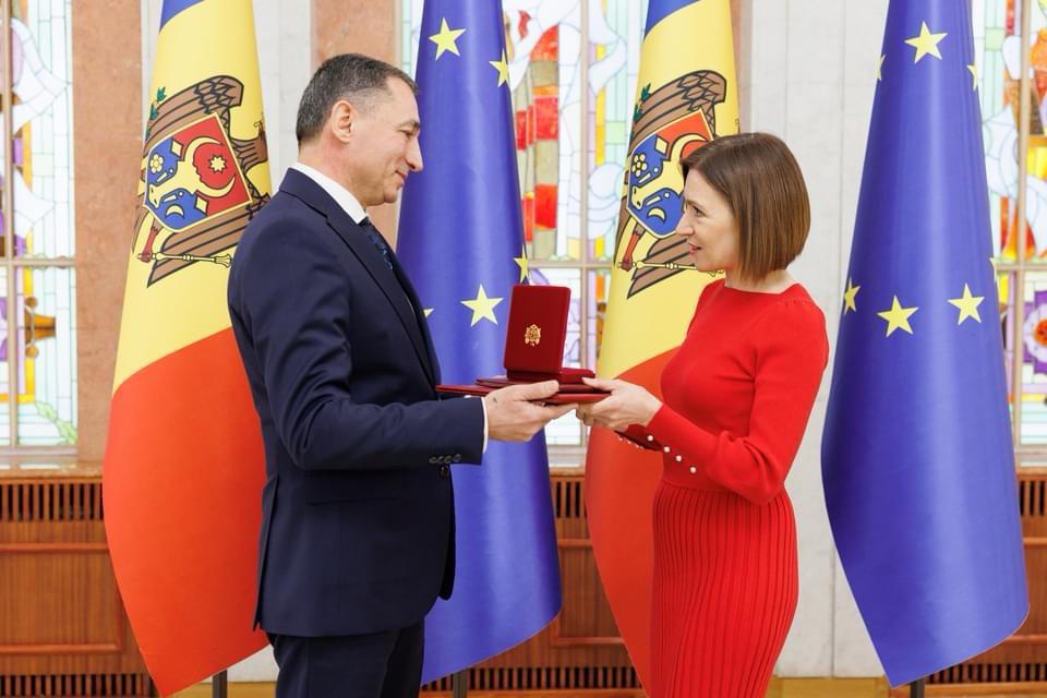 Moldova Prezidenti Qüdsi Osmanovu qəbul edib