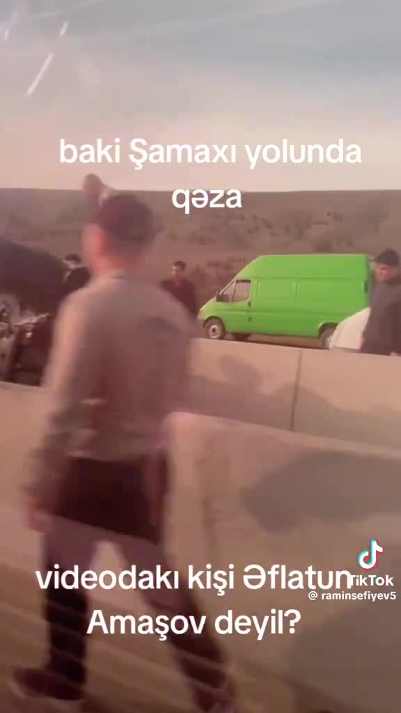 Əflatun Amaşov qəza keçirdi 