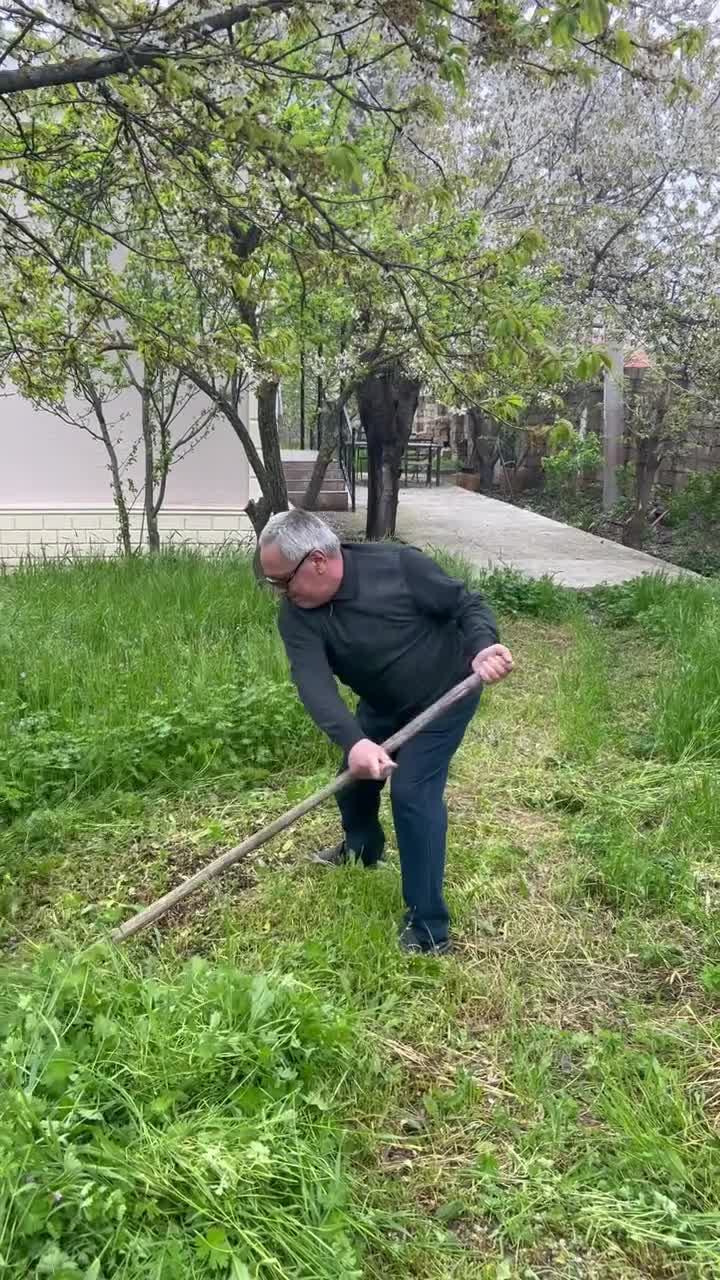 Sabiq icra başçısı ot biçdi
