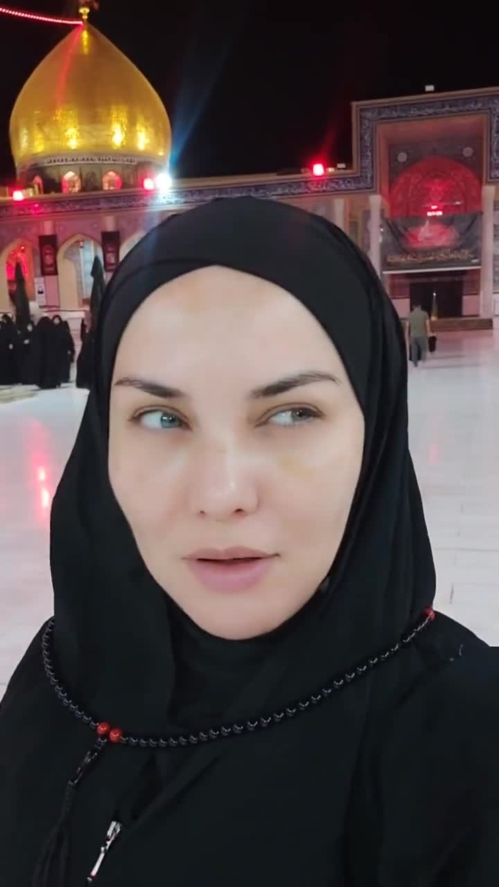 Nigar Mahmudova Kərbəlaya getdi 