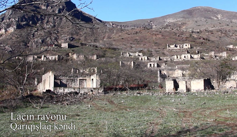 Laçın rayonunun Qarıqışlaq kəndindən videogörüntülər - TV1 Kanal