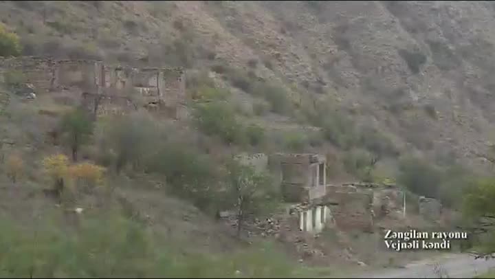 Zəngilan rayonunun işğaldan azad olunan Vejnəli kəndi