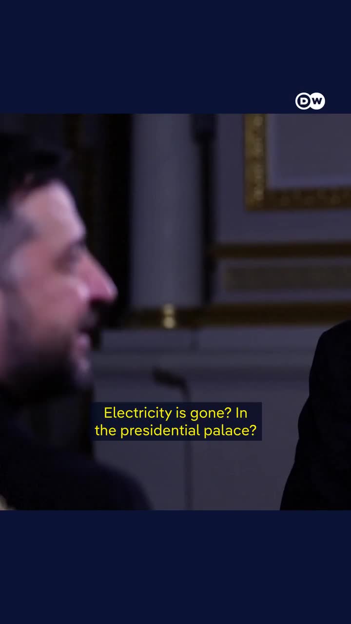 Müsahibə zamanı işıqlar söndü