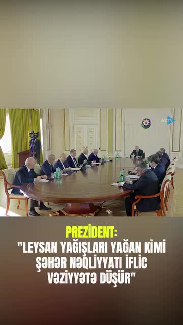 “Leysan yağan kimi şəhər nəqliyyatı iflic vəziyyətə düşür”