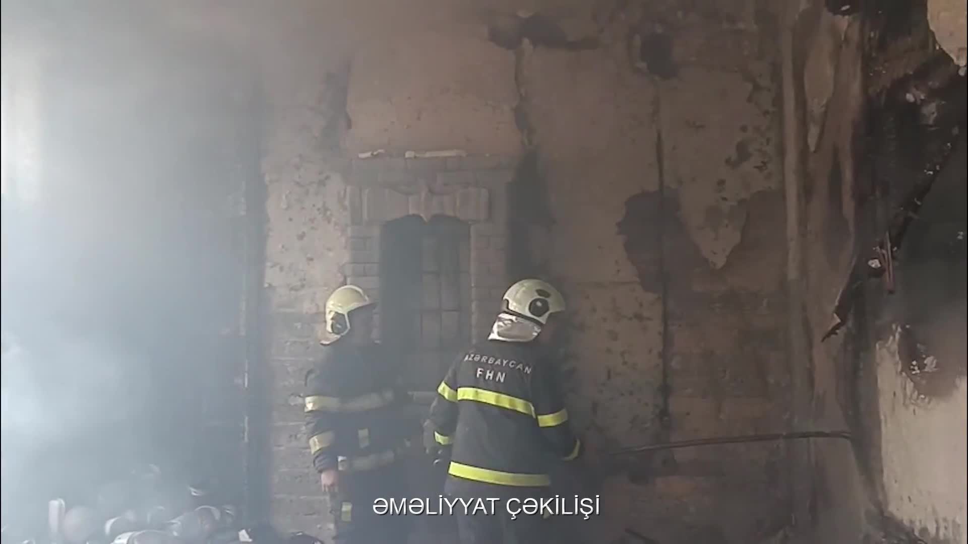 Yanğın hələ də davam edir