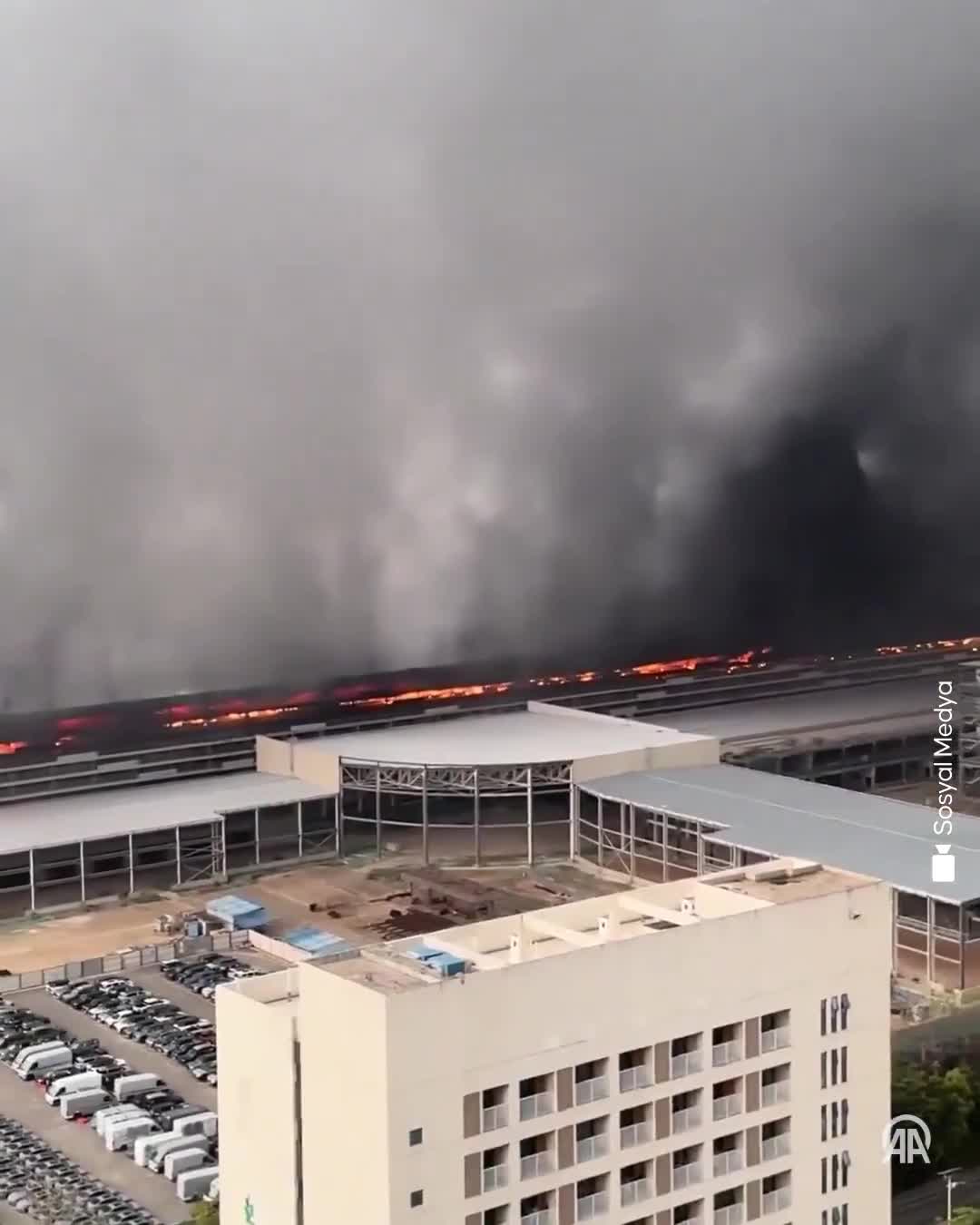 Çində BYD zavodunda yanğın