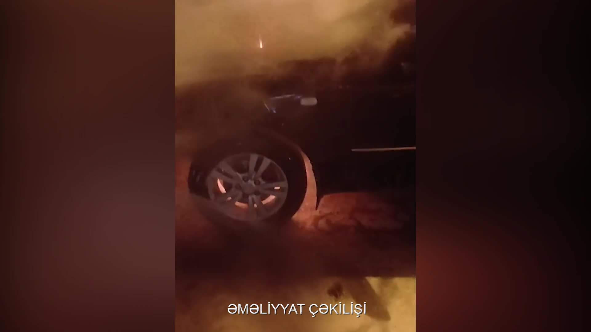 Bakıda “Hyundai” belə yandı