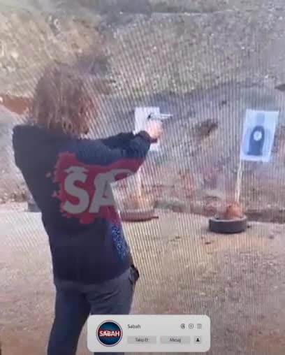 Məktəbə hücum edən gəncin poliqondakı görüntüləri