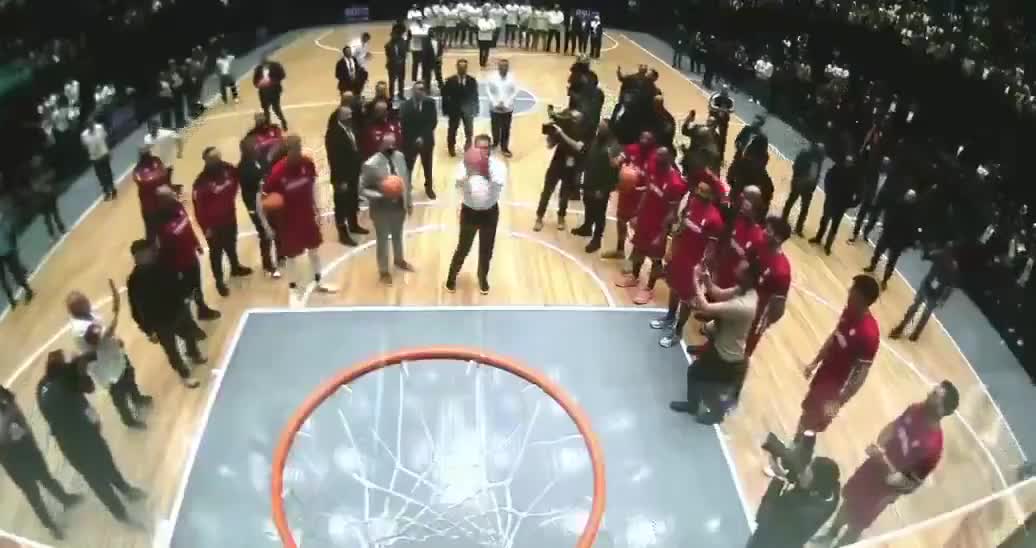 Prezidentin basketbol meydançasında maraqlı anları