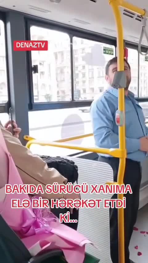 Avtobus sürücüsü sərnişinə evlilik təklif etdi
