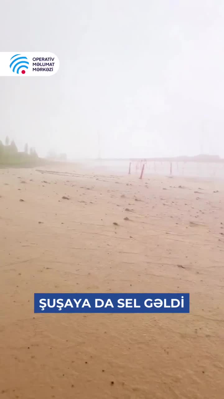 Şuşaya da sel gəldi