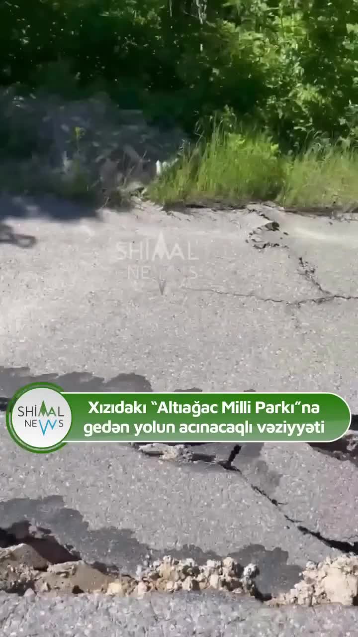 Altıağac yolu sürüşdü, hərəkət dayandı