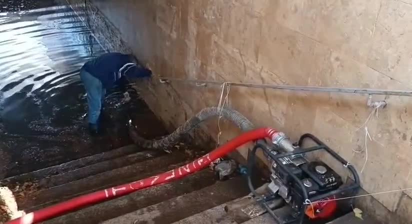 Tovuzda keçidləri su basıb