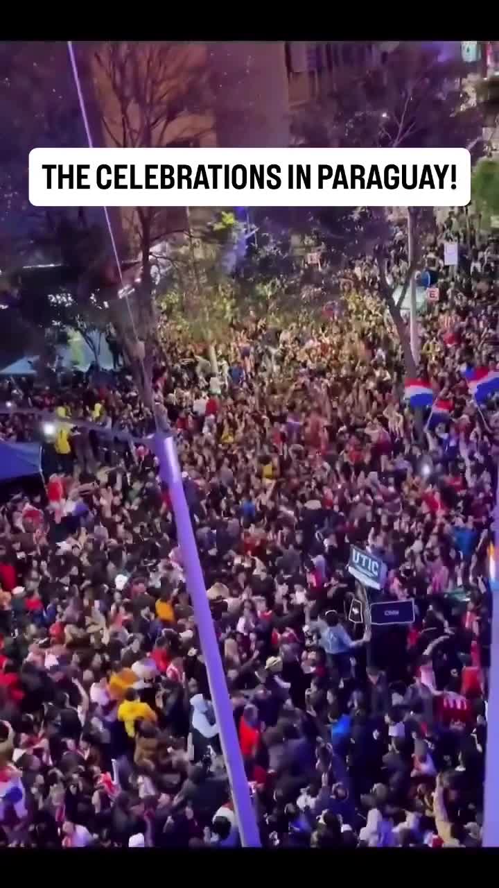 Paraqvay xalqı kef edir