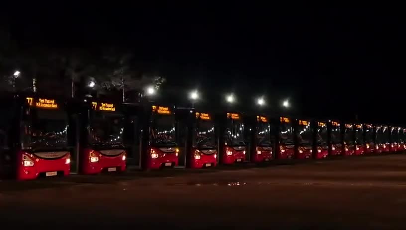 77 saylı marşrut xəttinin avtobusları yeniləndi