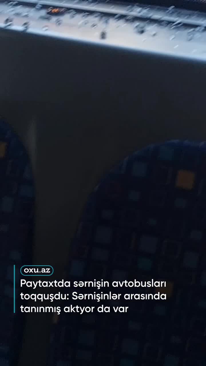 Bakıda avtobuslar toqquşdu
