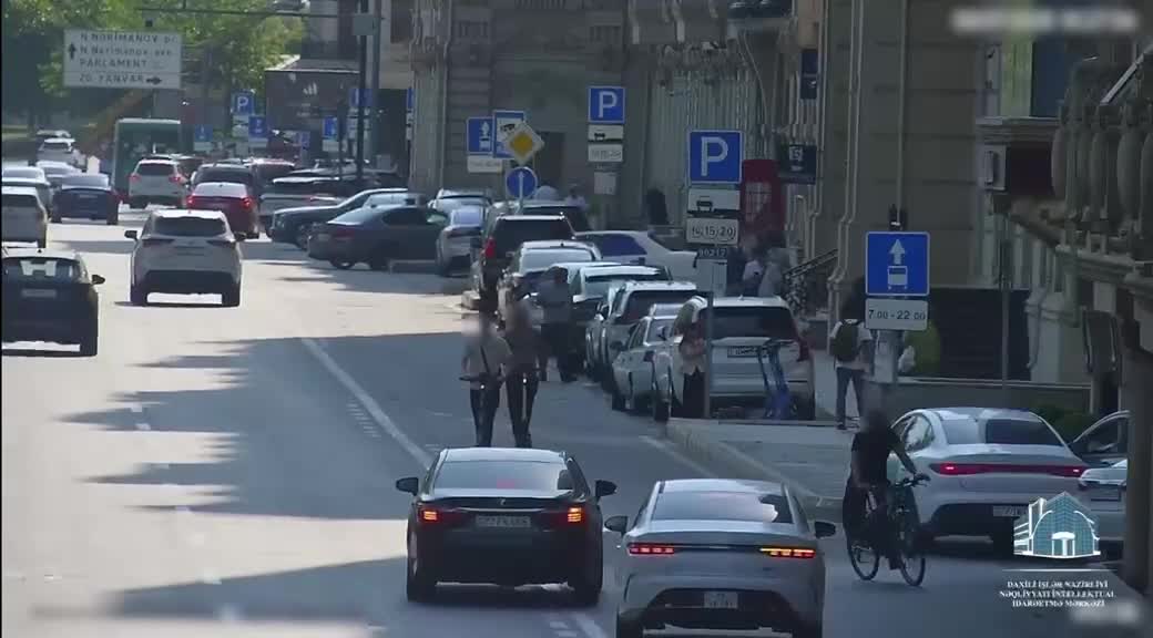 Skuterlə qəza şəraiti yaratdılar