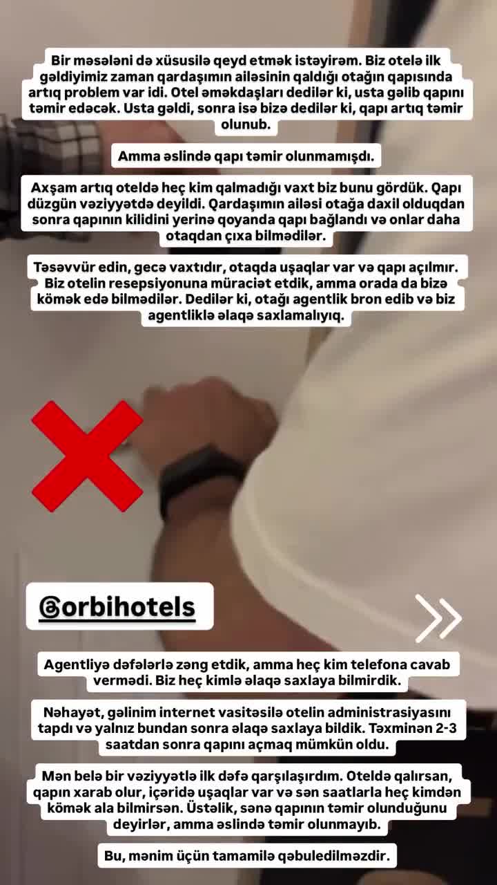 Oksana Batumidə başına gələnləri paylaşdı