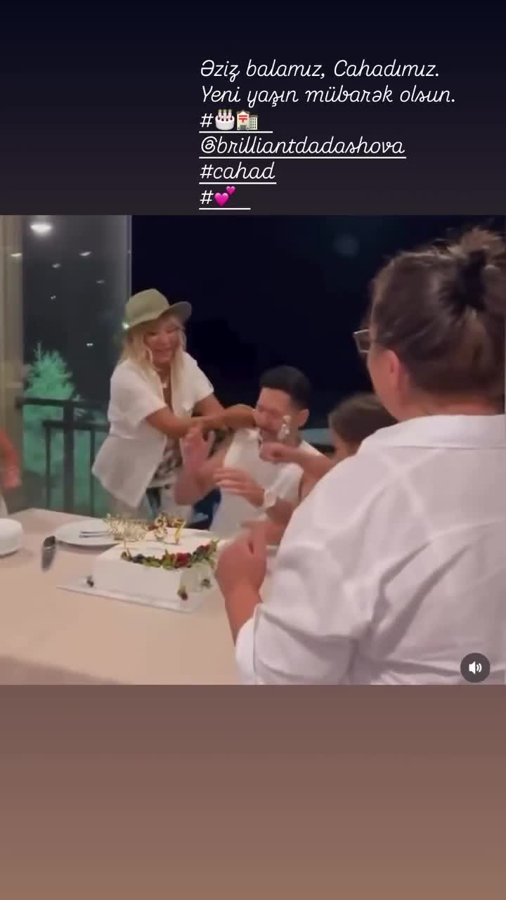 Xalq artisti oğlunun ad gününü belə qeyd etdi
