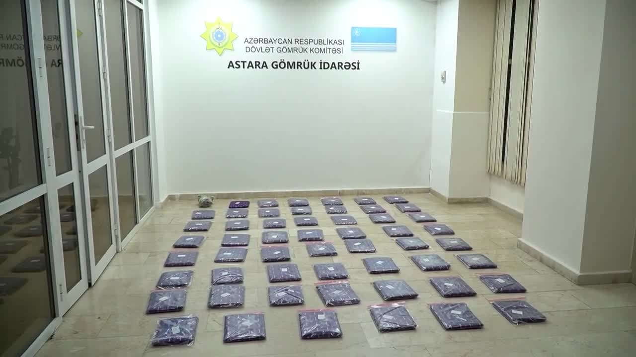 “Astara” postunda külli miqdarda narkotik tapıldı