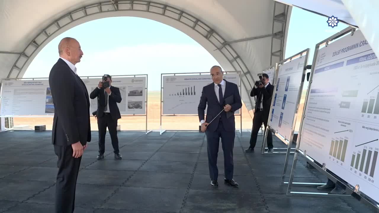 İlham Əliyev Naxçıvan Sənaye Parkının təməlini qoydu