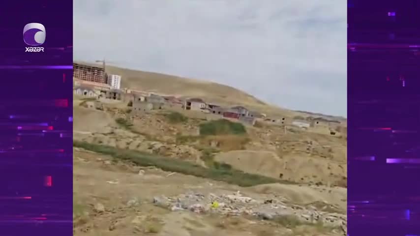 Sonu uçurum olan yola təhlükəsizlik üçün torpaq töküldü