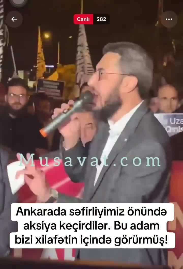 Ankarada Azərbaycanı “xilafət”ə çağırdılar
